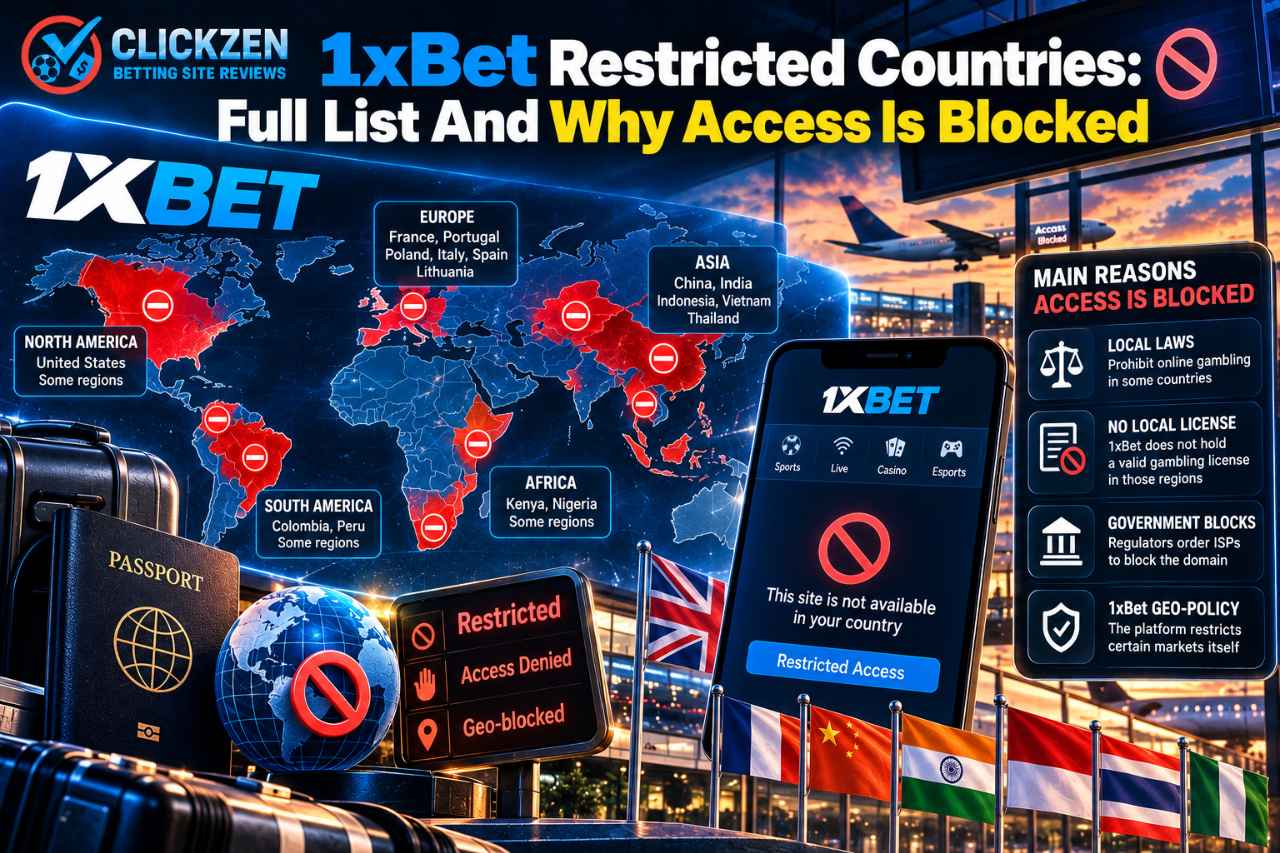 1xBet Restricted Countries: Full List And Why Access Is Blocked