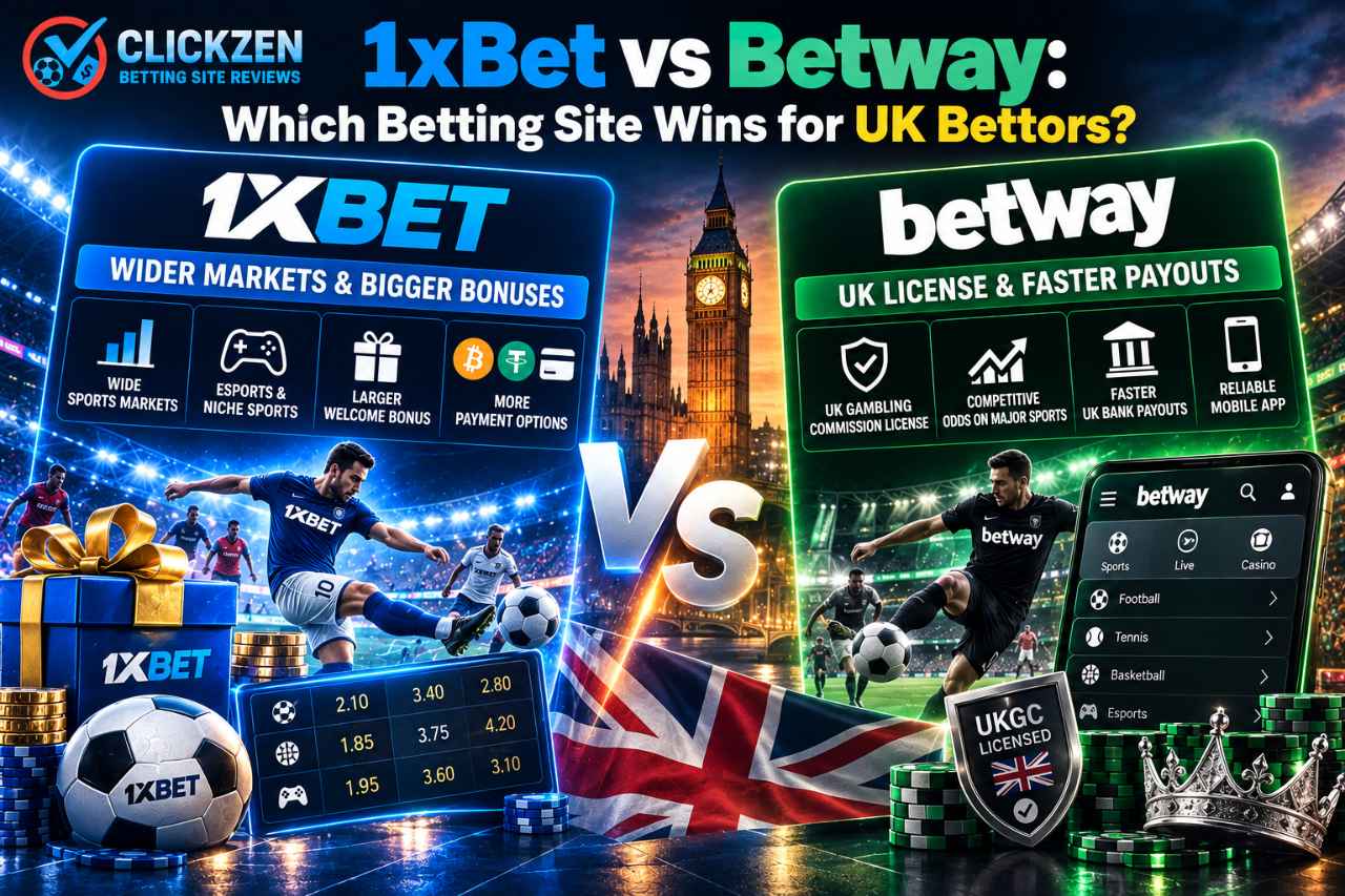 1xBet vs Betway: Which Betting Site Wins for UK Bettors