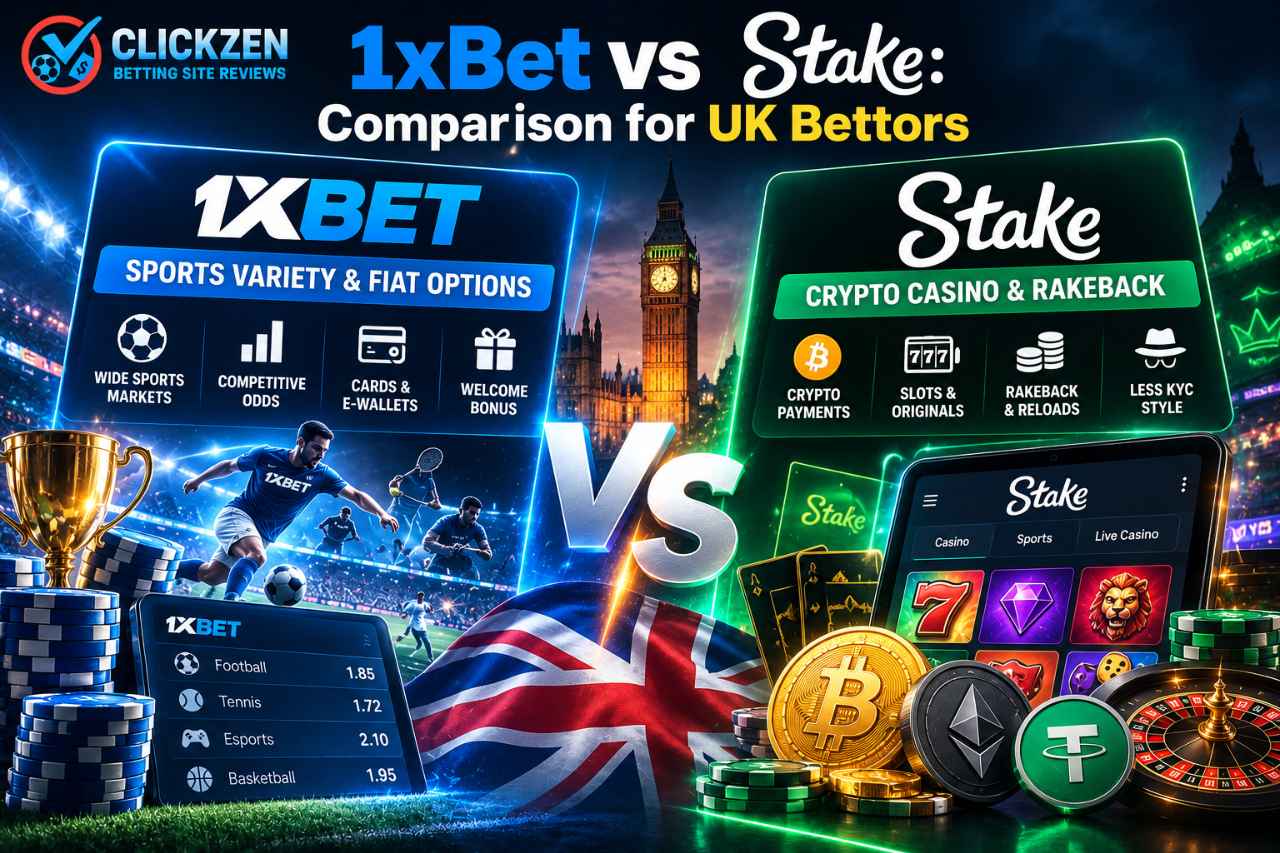 1xBet vs Stake: Comparison for UK Bettors