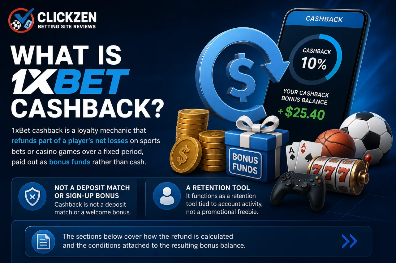 What is 1xBet cashback